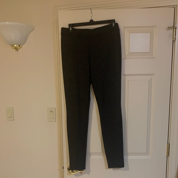 Cache Black/Gold Stretch Leggings sz M - Picture 1 of 6